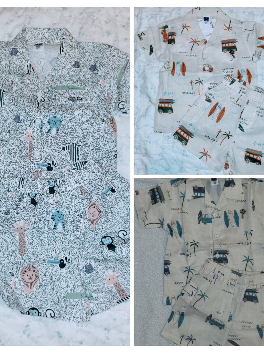 NWT** Boys Summer Vacation Sets